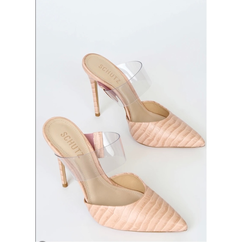 Brand new SCHUTZ high heel mules!